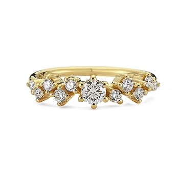 Twinkle diamant ring i 14 kt guld | A2122 